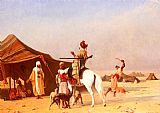 Gustave Clarence Rodolphe Boulanger Canvas Paintings - C'est Un Emir
